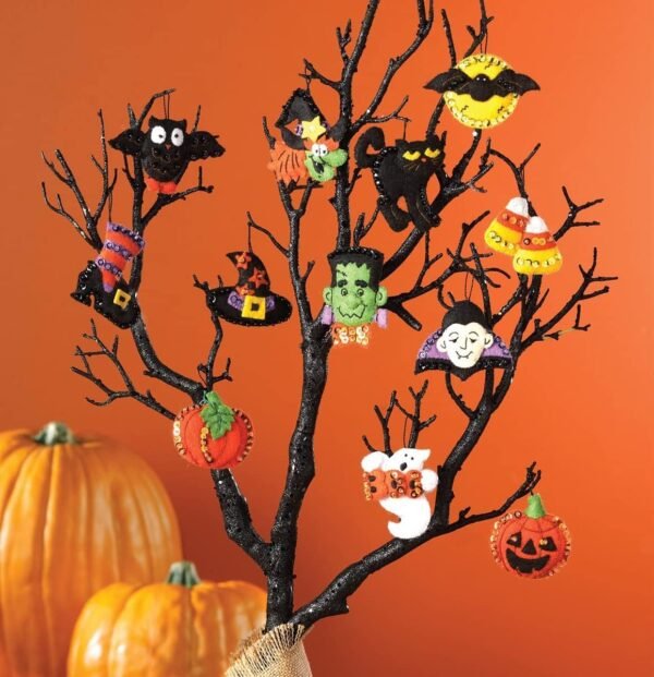Bucilla Halloween | Felt Applique Ornament Kit | 86430
