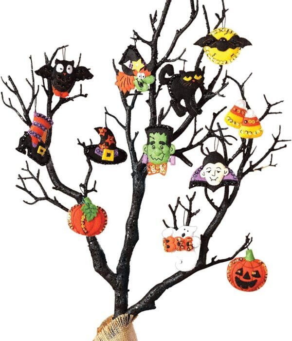 Bucilla Halloween | Felt Applique Ornament Kit | 86430