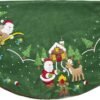 Bucilla Lodge Santa | Felt Applique Tree Skirt Kit | 86954E