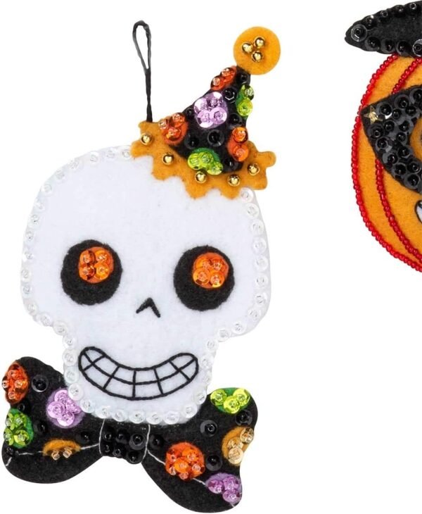 bucilla-89276e-felt-applique-ornament-kit-vintage-halloween-set-of-6-89276e-variant-07 Bucilla Vintage Halloween | Felt Applique Ornament Kit | 89276E