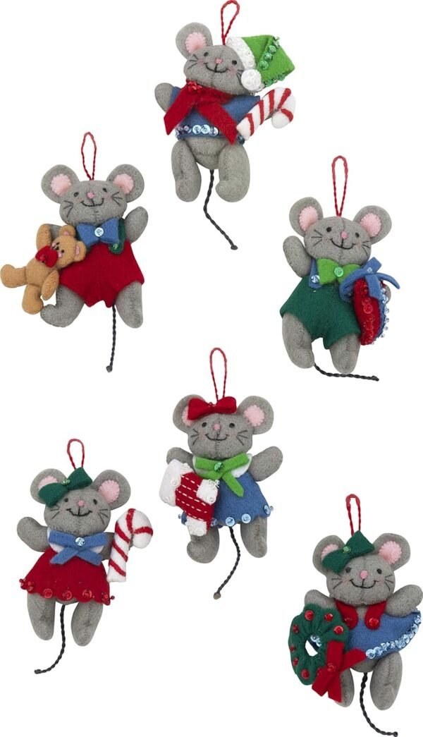bucilla-89288e-felt-applique-christmas-ornament-kit-night-before-christm-89288e-variant-01 Bucilla Night Before Christmas | Felt Applique Ornament Kit | 89288E