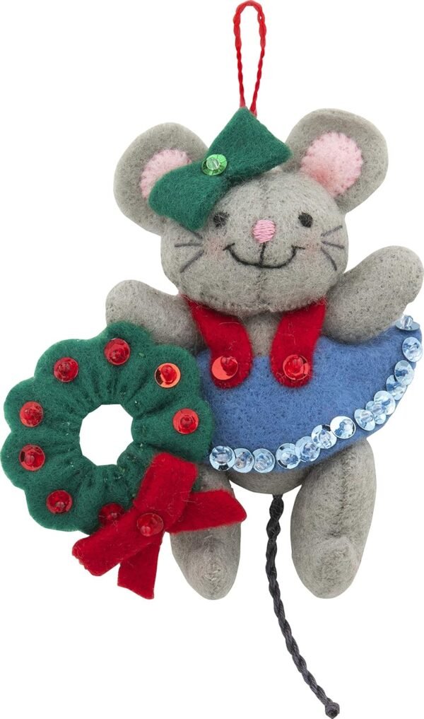 bucilla-89288e-felt-applique-christmas-ornament-kit-night-before-christm-89288e-variant-08 Bucilla Night Before Christmas | Felt Applique Ornament Kit | 89288E