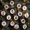 Bucilla Classic Christmas Collection Counted Cross Stitch Ornament Kit 89454E - product photo 2