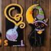 bucilla 2-piece door-hanger kit spellbound greetings 89506e
