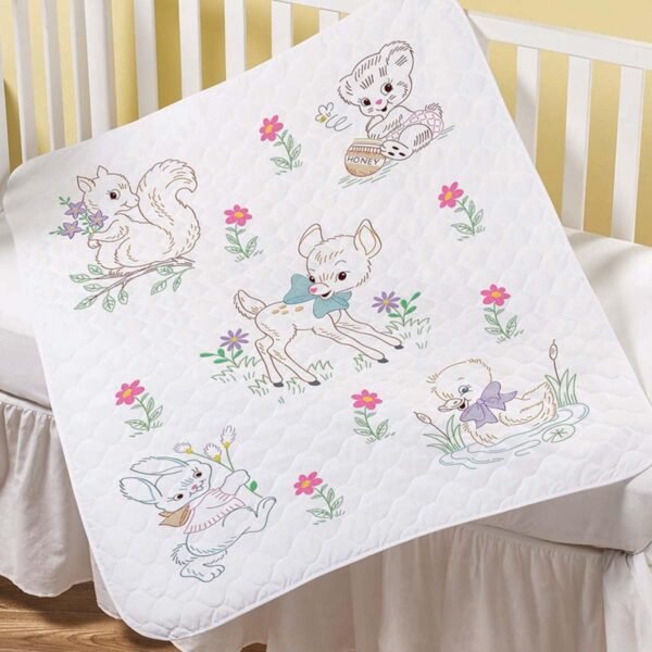 Bucilla Springtime Baby Animals | Stamped Embroidery Kit | 49472E Bucilla Springtime Baby Animals | Stamped Embroidery Kit | 49472E