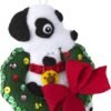 Bucilla Christmas Dogs | Felt Applique Ornament Kit | 89283E