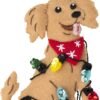 Bucilla Christmas Dogs | Felt Applique Ornament Kit | 89283E