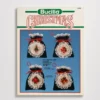 Bucilla Vintage Christmas Pouches Counted Cross Stitch Ornament Kit 82632 - studio product photo