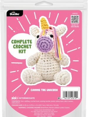 Bucilla Cammie The Unicorn " | Crochet Amigurumi Kit | 49810E