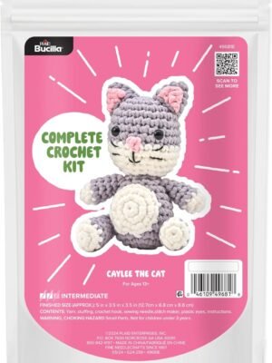 Bucilla Caylee The Cat " | Crochet Amigurumi Kit | 49681E