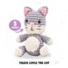 Bucilla Caylee The Cat " | Crochet Amigurumi Kit | 49681E