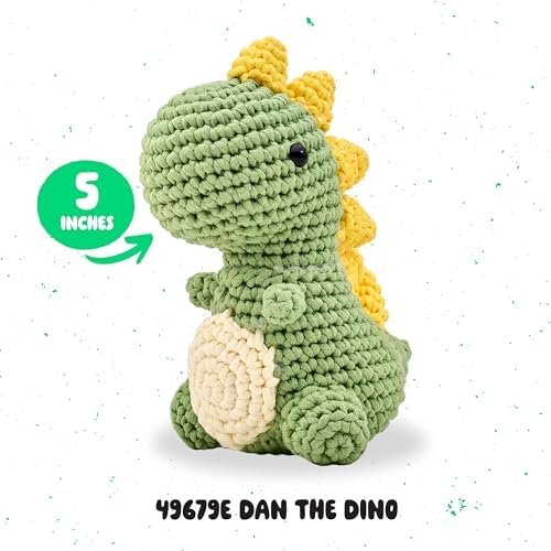 Bucilla Dan The Dino " | Crochet Amigurumi Kit | 49679E