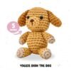 Bucilla Dion The Dog " | Crochet Amigurumi Kit | 49682E