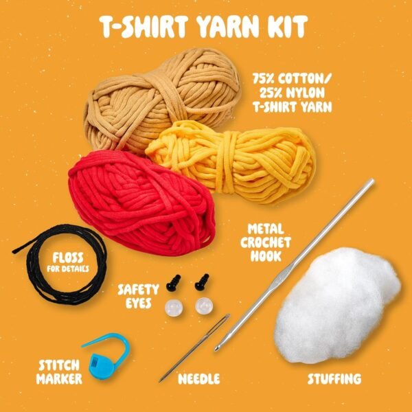 Bucilla Parker The Pizza " | Crochet Amigurumi Kit | 49808E