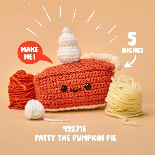 bucilla-complete-crochet-kit-patty-the-pumpkin-5-49271e-variant-02 Bucilla Patty The Pumpkin " | Crochet Amigurumi Kit | 49271E