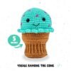 Bucilla Ramone The Cone " | Crochet Amigurumi Kit | 49616E