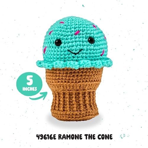 Bucilla Ramone The Cone " | Crochet Amigurumi Kit | 49616E