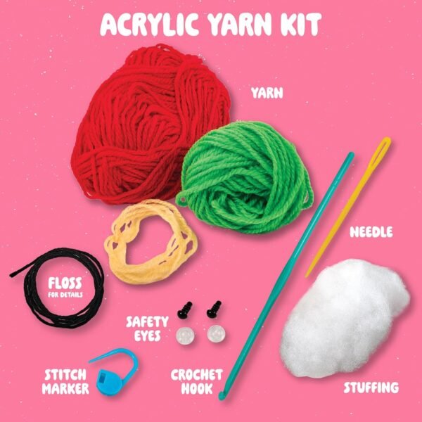 Bucilla Sally The Strawberry " | Crochet Amigurumi Kit | 49631EPOP