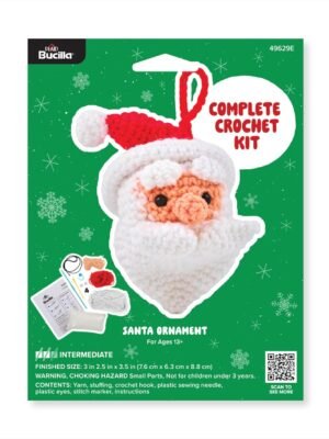 Bucilla Santa Ornament | Crochet Kit | 49629E