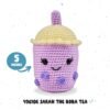 Bucilla Sarah The Boba Tea " | Crochet Amigurumi Kit | 49610E