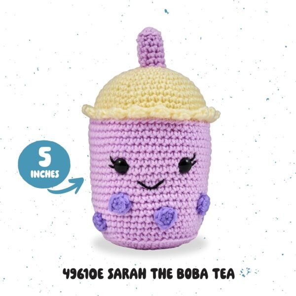 Bucilla Sarah The Boba Tea " | Crochet Amigurumi Kit | 49610E