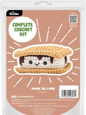 Bucilla Simone The S'More " | Crochet Amigurumi Kit | 49807E