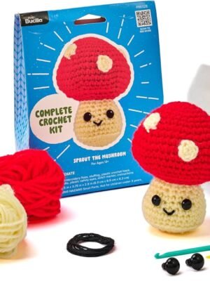 Bucilla Sprout The Mushroom " | Crochet Amigurumi Kit | 49632E