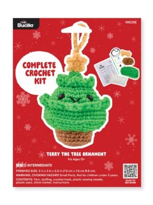 Bucilla Terry the Tree Ornament | Crochet Kit | 49626E