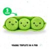 bucilla-complete-crochet-kit-triplets-in-a-pod-5-49608e-variant-02 Bucilla Triplets In A Pod " | Crochet Amigurumi Kit | 49608E