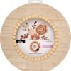 Bucilla 6-Inch Beaded Circle Embroidery Hoop Frame | 49563E