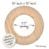 Bucilla 6-Inch Beaded Circle Embroidery Hoop Frame | 49563E