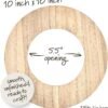 Bucilla 6-Inch Circle Embroidery Hoop Frame | 49560E