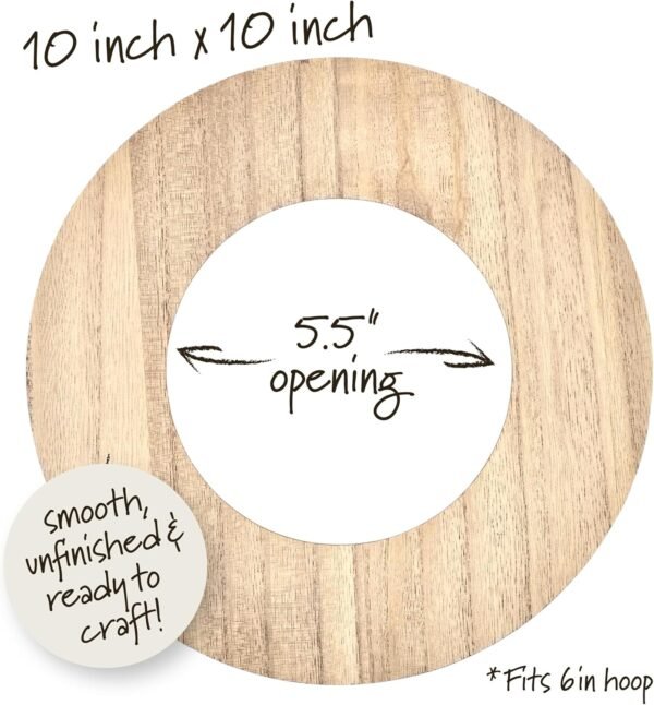 Bucilla 6-Inch Circle Embroidery Hoop Frame | 49560E