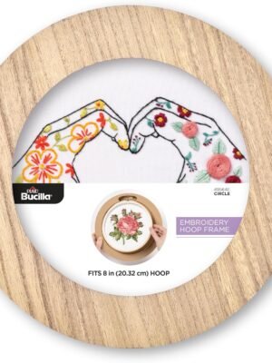 Bucilla 8-Inch Circle Embroidery Hoop Frame | 49564E