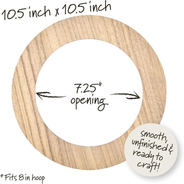 Bucilla 8-Inch Circle Embroidery Hoop Frame | 49564E