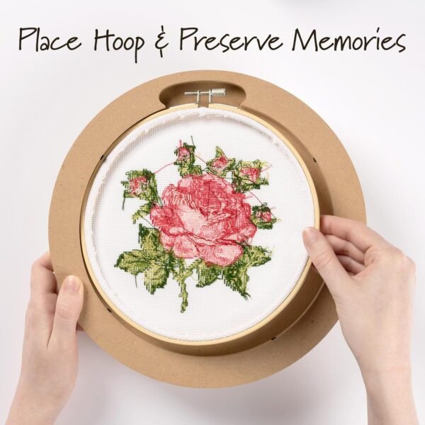 Bucilla 8-Inch Circle Embroidery Hoop Frame | 49564E