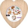 Bucilla 6-Inch Heart Embroidery Hoop Frame | 49561E