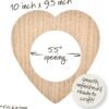 Bucilla 6-Inch Heart Embroidery Hoop Frame | 49561E