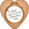 Bucilla 6-Inch Heart Embroidery Hoop Frame | 49561E