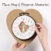 Bucilla 6-Inch Heart Embroidery Hoop Frame | 49561E
