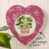 Bucilla 6-Inch Heart Embroidery Hoop Frame | 49561E
