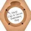 Bucilla 3-Inch Hexagon Embroidery Hoop Frame | 49559E