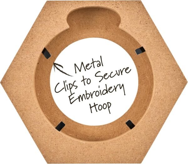 Bucilla 3-Inch Hexagon Embroidery Hoop Frame | 49559E