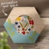 Bucilla 3-Inch Hexagon Embroidery Hoop Frame | 49559E