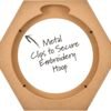 Bucilla 8-Inch Hexagon Embroidery Hoop Frame | 49605E
