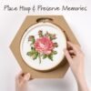 Bucilla 8-Inch Hexagon Embroidery Hoop Frame | 49605E