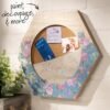 Bucilla 8-Inch Hexagon Embroidery Hoop Frame | 49605E