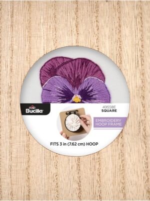 Bucilla 3-Inch Square Embroidery Hoop Frame | 49558E