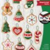 Bucilla Gingerbread Santa | Felt Applique Ornament Kit | 89301E