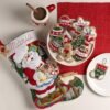 Bucilla Gingerbread Santa | Felt Applique Ornament Kit | 89301E
